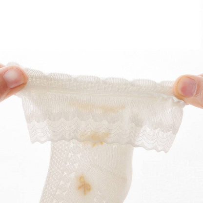 Baby Girls Lace Trim Socks