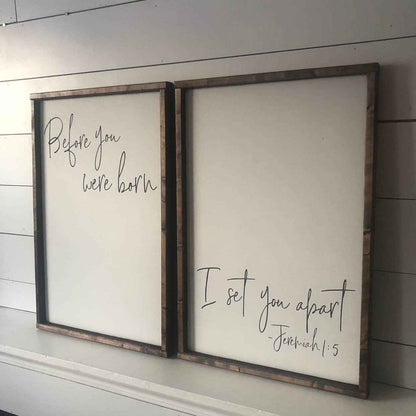 This Phrase of Life - Before you were born i set you apart [FREE SHIPPING!]
