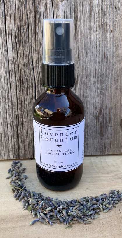Tónico facial de lavanda y geranio