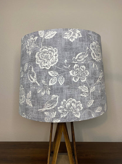 Iliv Bird Garden Grey & White Handmade Lampshade