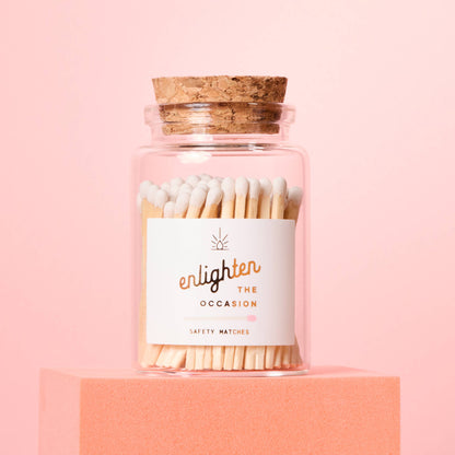 Lux Mini Match Corked Vial with White Matchsticks