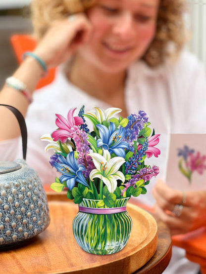Mini Lilies & Lupines - Pop-up Greeting Cards