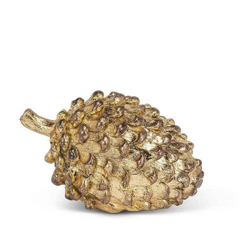Gold Christmas Pinecone