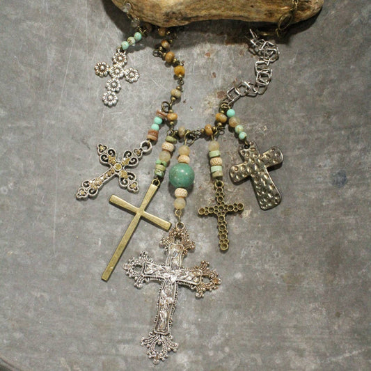 Loads Of Eclectic Charmed Necklace