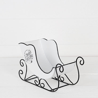 White Metal Sleigh