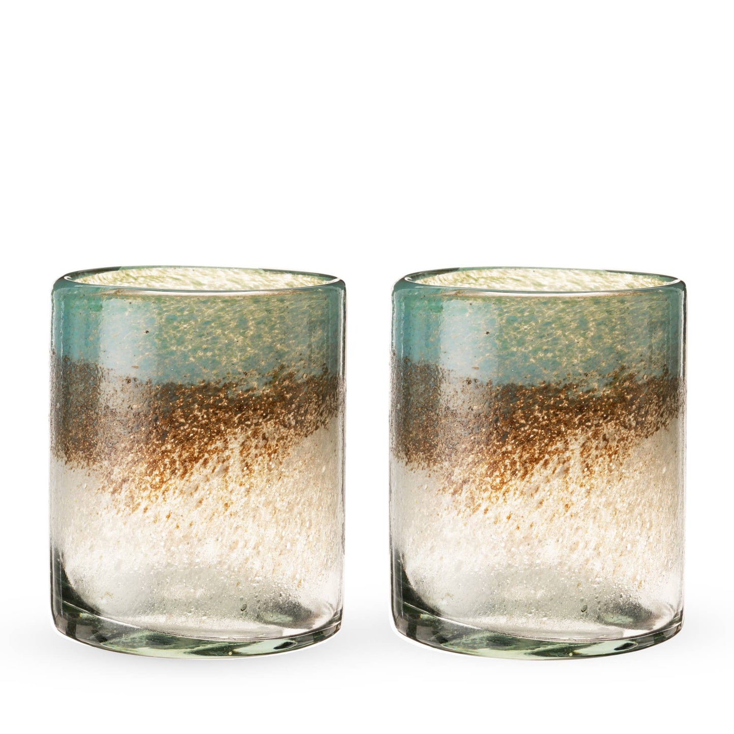 Segunda Vida Playa Bonita Recycled Tumblers Set of 2
