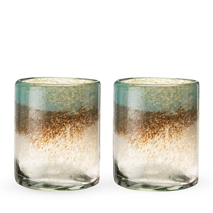 Segunda Vida Playa Bonita Recycled Tumblers Set of 2
