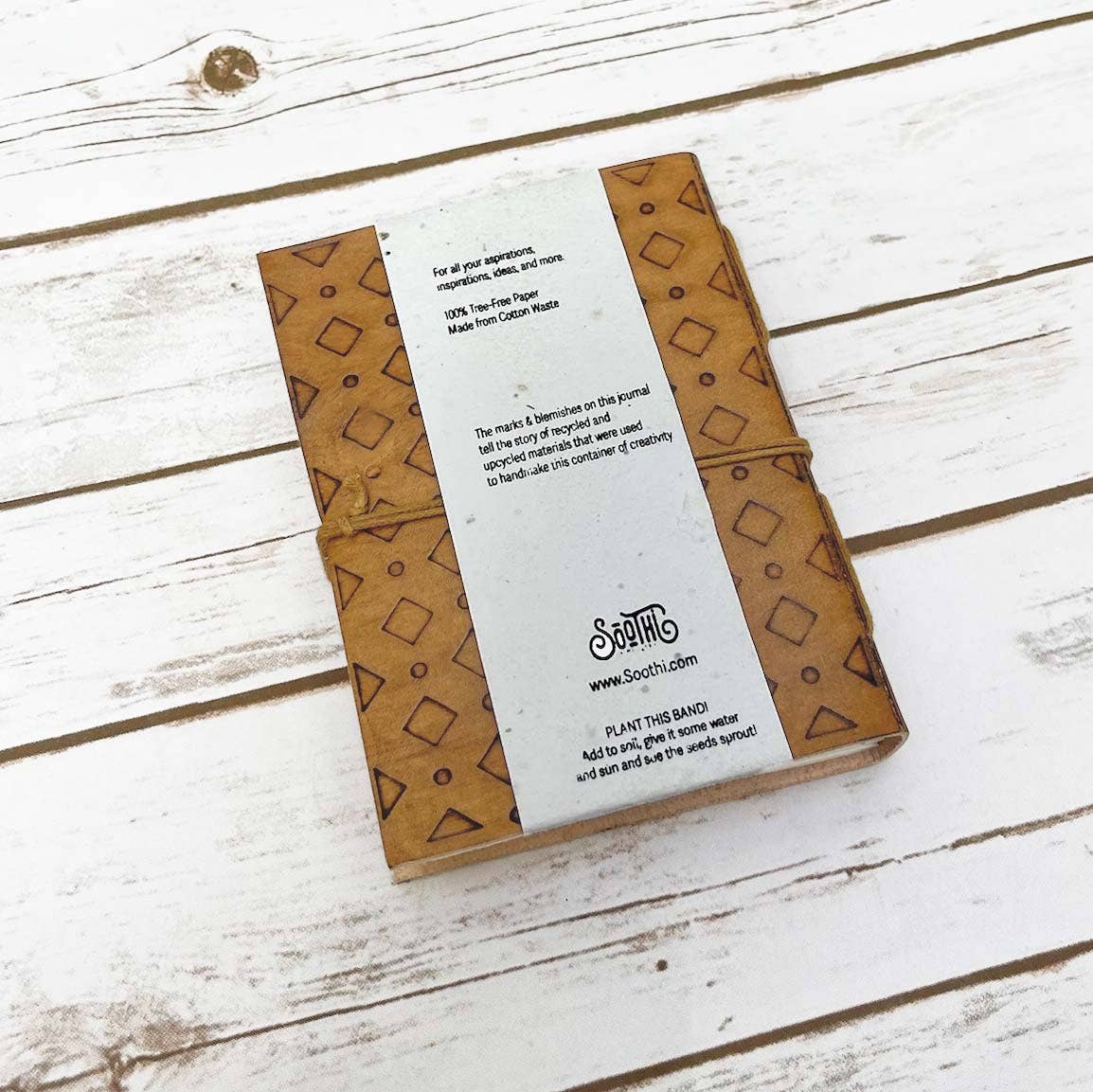 If A Story, William Faulkner Quote Leather Journal - 5x7 TAN