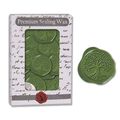 Tree of Life Adhesive Wax Seal Stickers 1 1/4" - 25 Pk