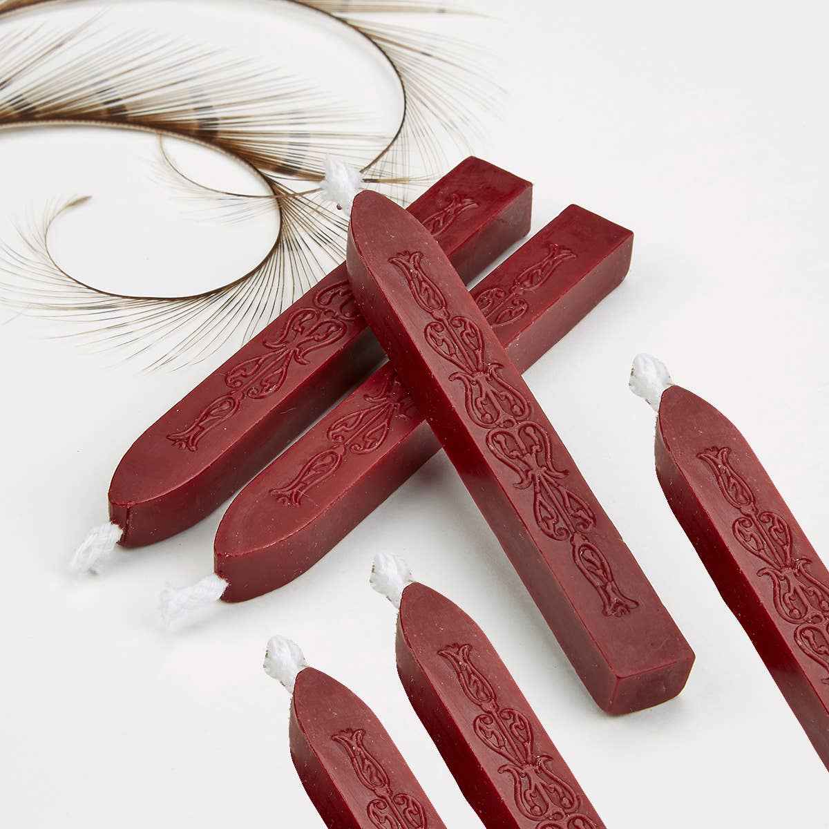 Sealing Wax Sticks with wick by color Bulk- 25+ colors- 12's