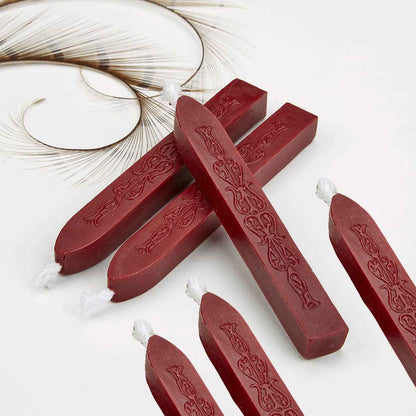 Sealing Wax Sticks with wick by color Bulk- 25+ colors- 12's