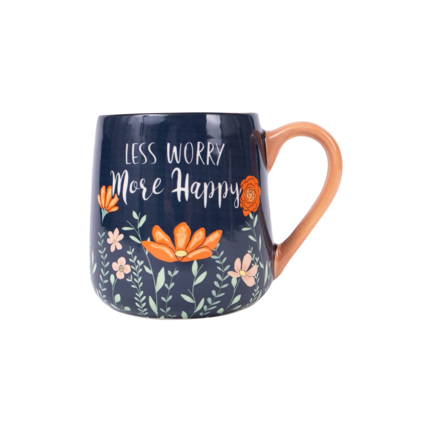Divinity Boutique - Mug: Less Worry More Happy