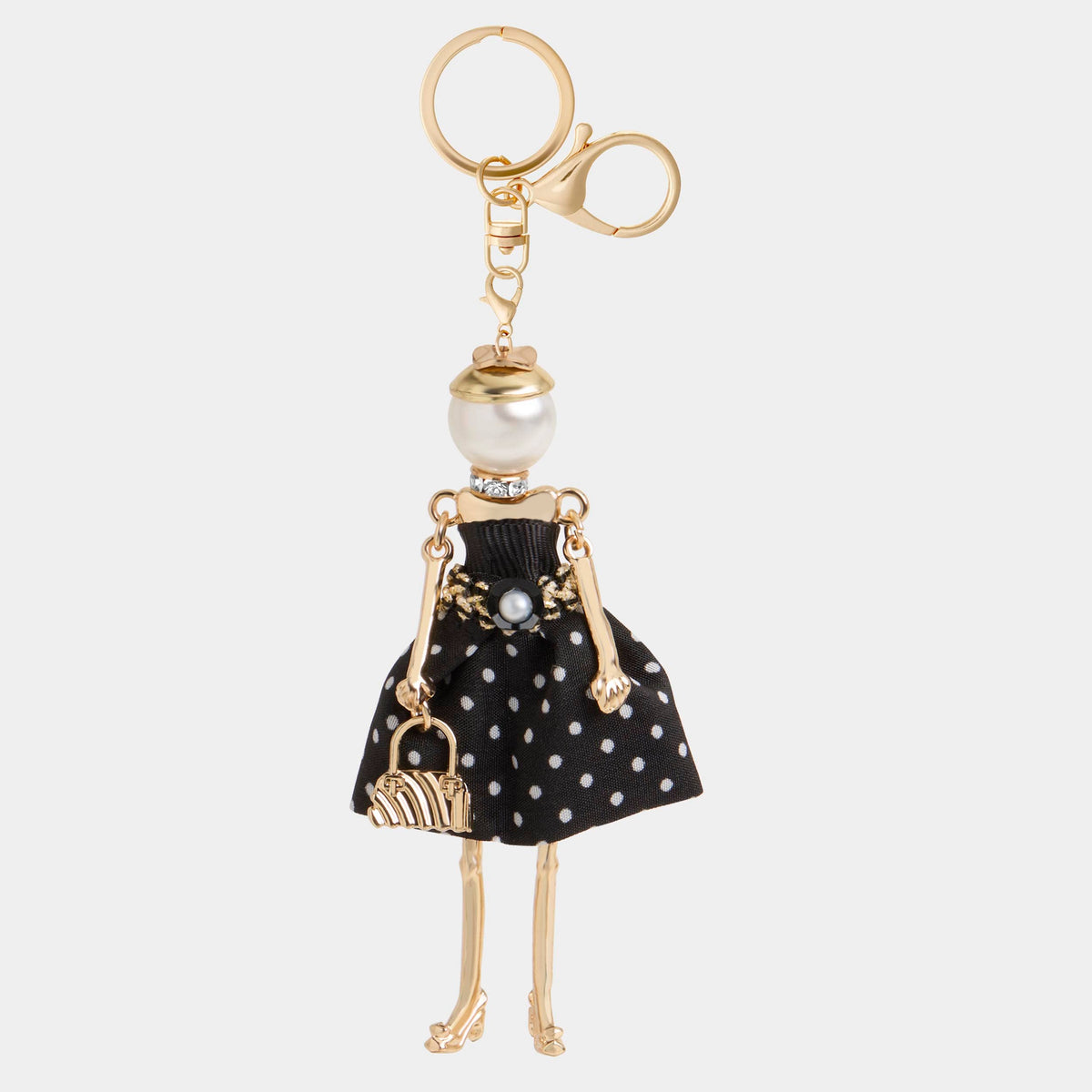 Charming Ladies Bag Charm + Key Fob