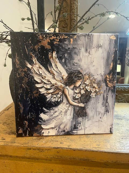 Angel Canvas Art 12" #1