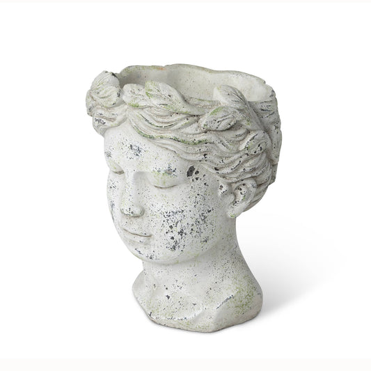 Concrete Bust Planter Large