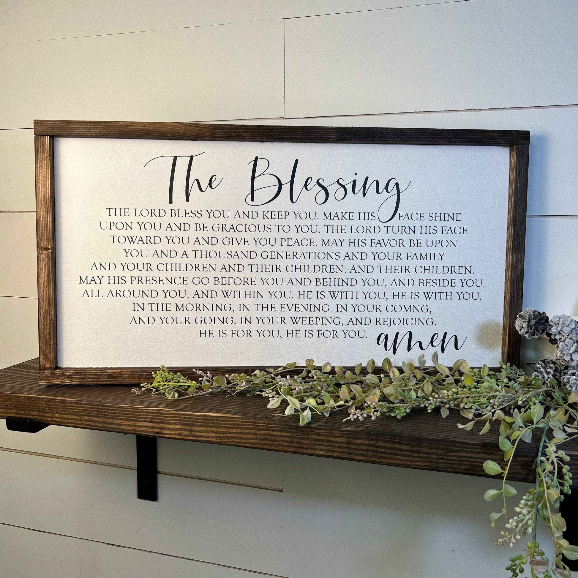 This Phrase of Life - The blessing - wood sign - mantle decor [FREE SHIPPING!]
