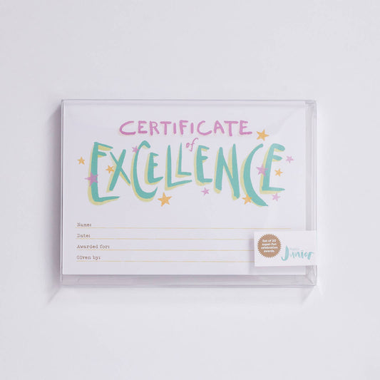 Celebration Award: Certificate of Excellence