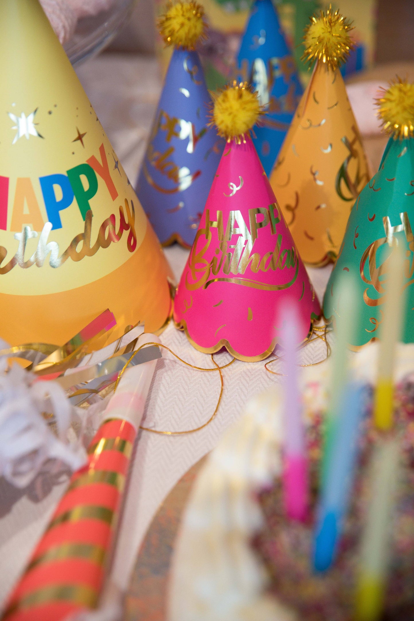 Mini Happy Birthday Party Hats