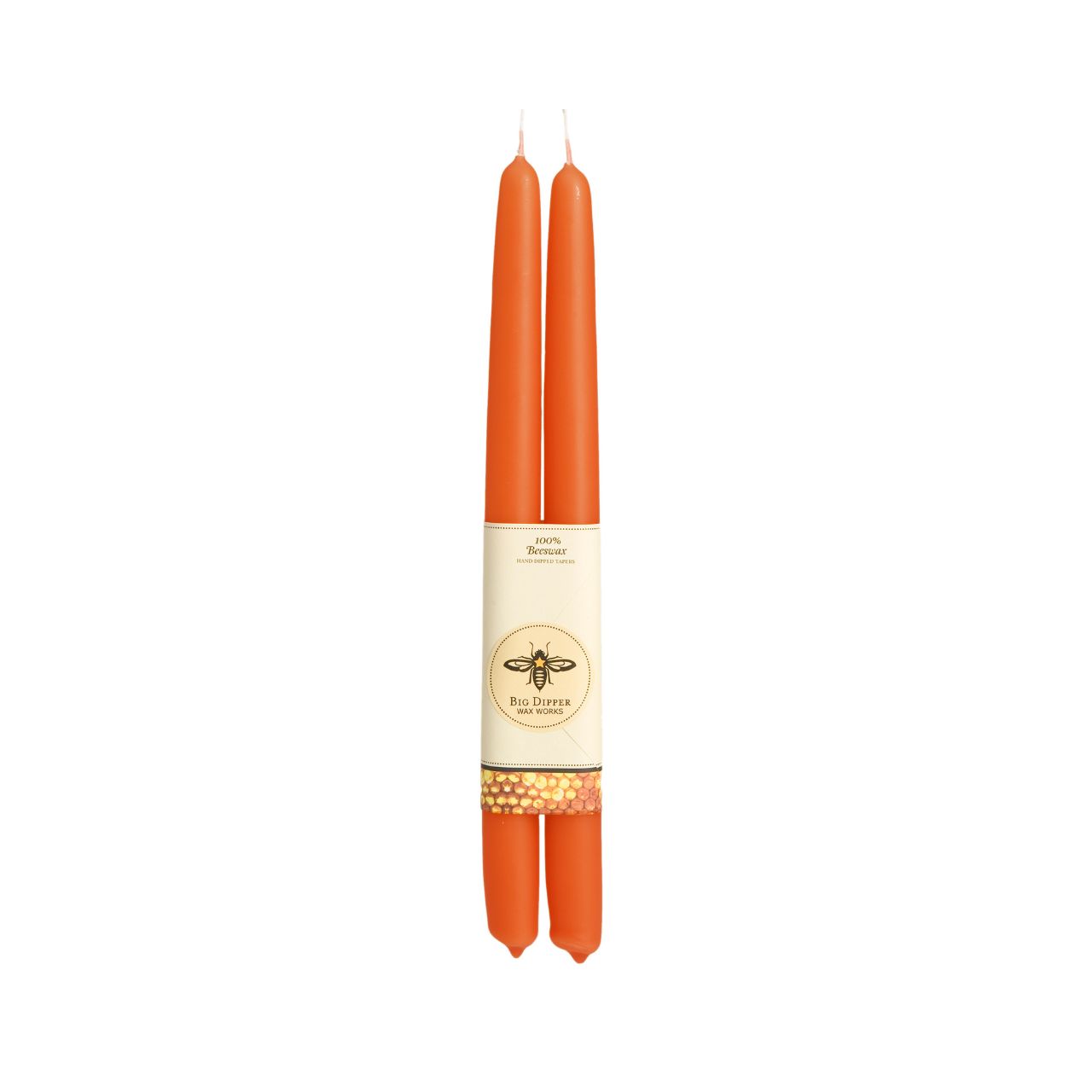 Velas cónicas de cera de abeja 100% pura