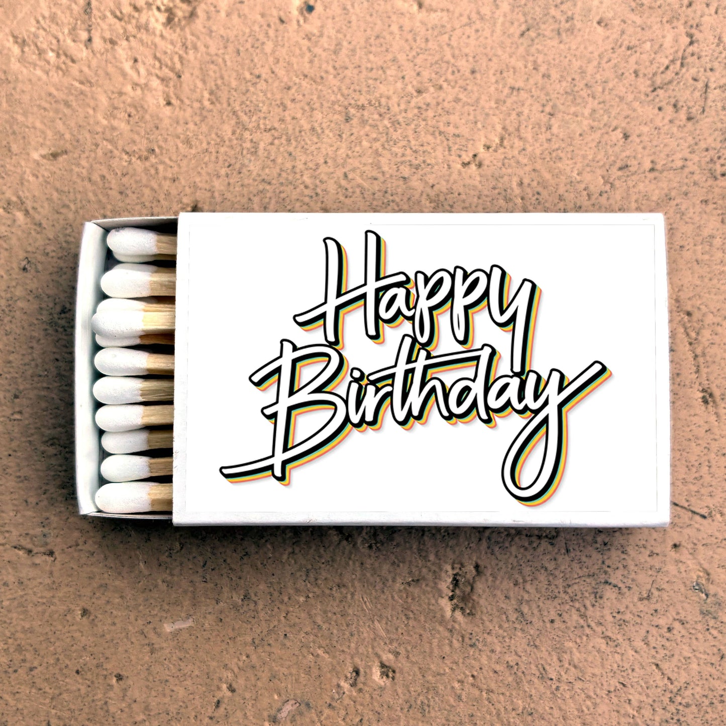 Happy Birthday Matches • Home Decor Matchbox