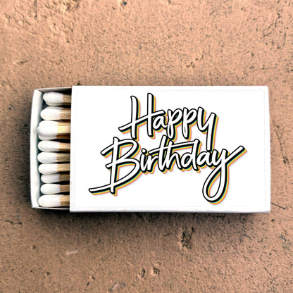 Happy Birthday Matches • Home Decor Matchbox