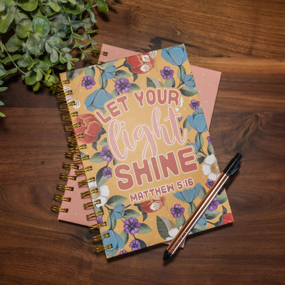 Divinity Boutique - Spiral Journal: Let Your Light Shine (Matthew 5:16)