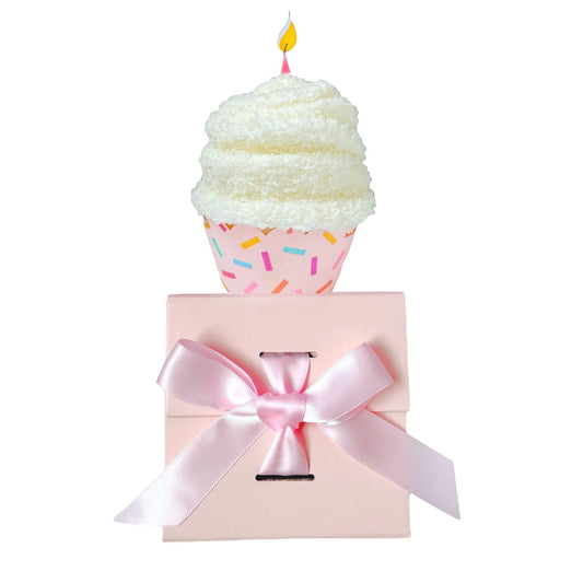 Dabble Doll - Cozy Cupcake Socks | Happy Birthday Gift