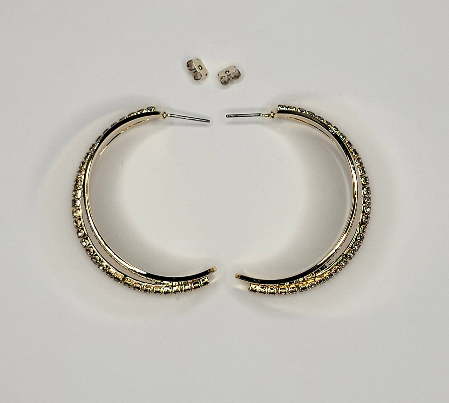 Hoop Earrings - Rhinestone
