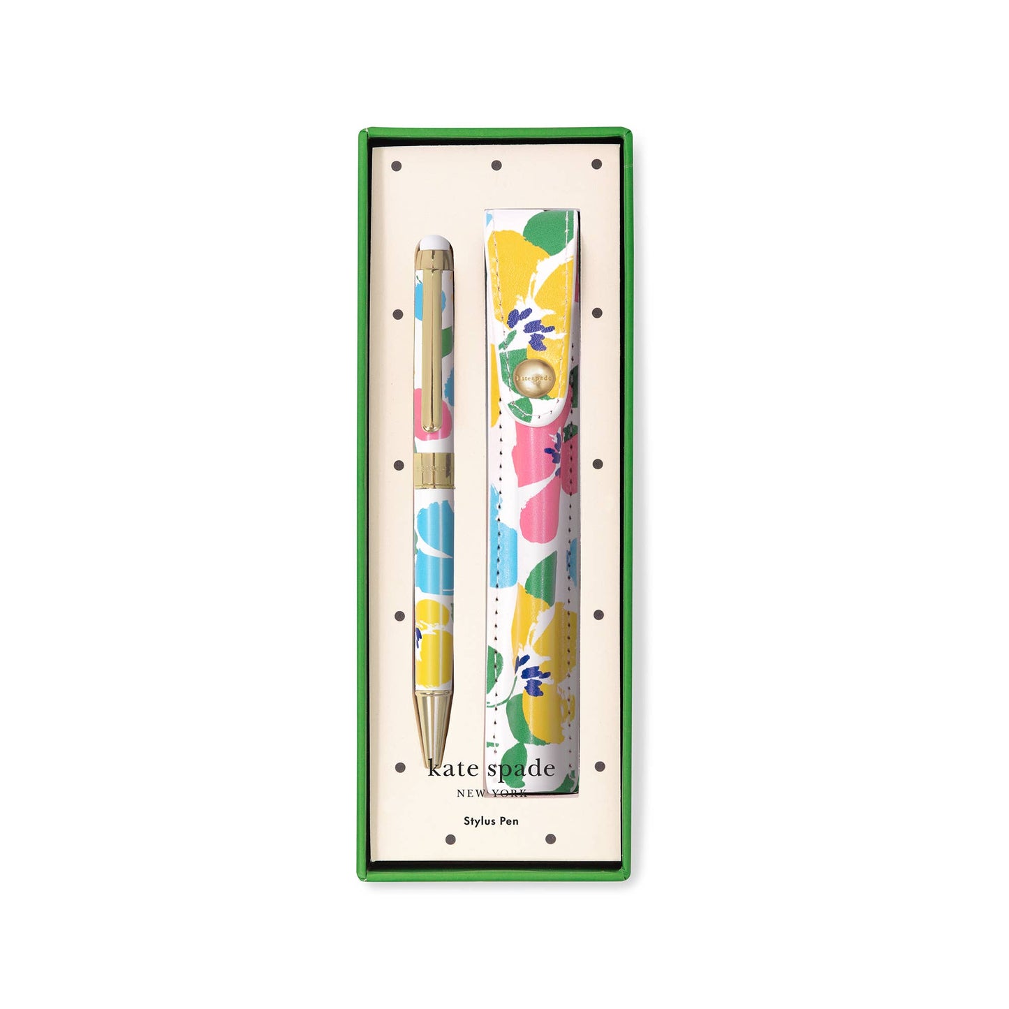 Kate Spade New York - Stylus Pen with Pouch, Painterly Bouquet