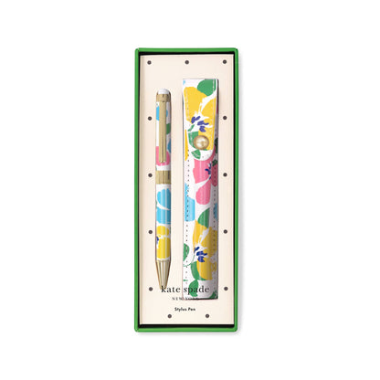 Kate Spade New York - Stylus Pen with Pouch, Painterly Bouquet