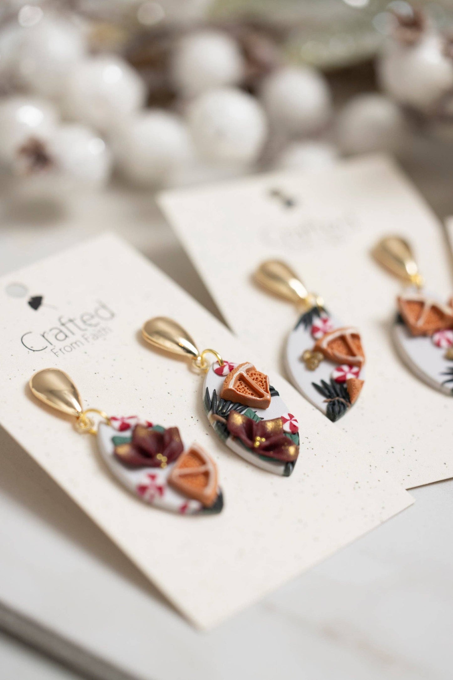 Holiday Season Petal Dangles