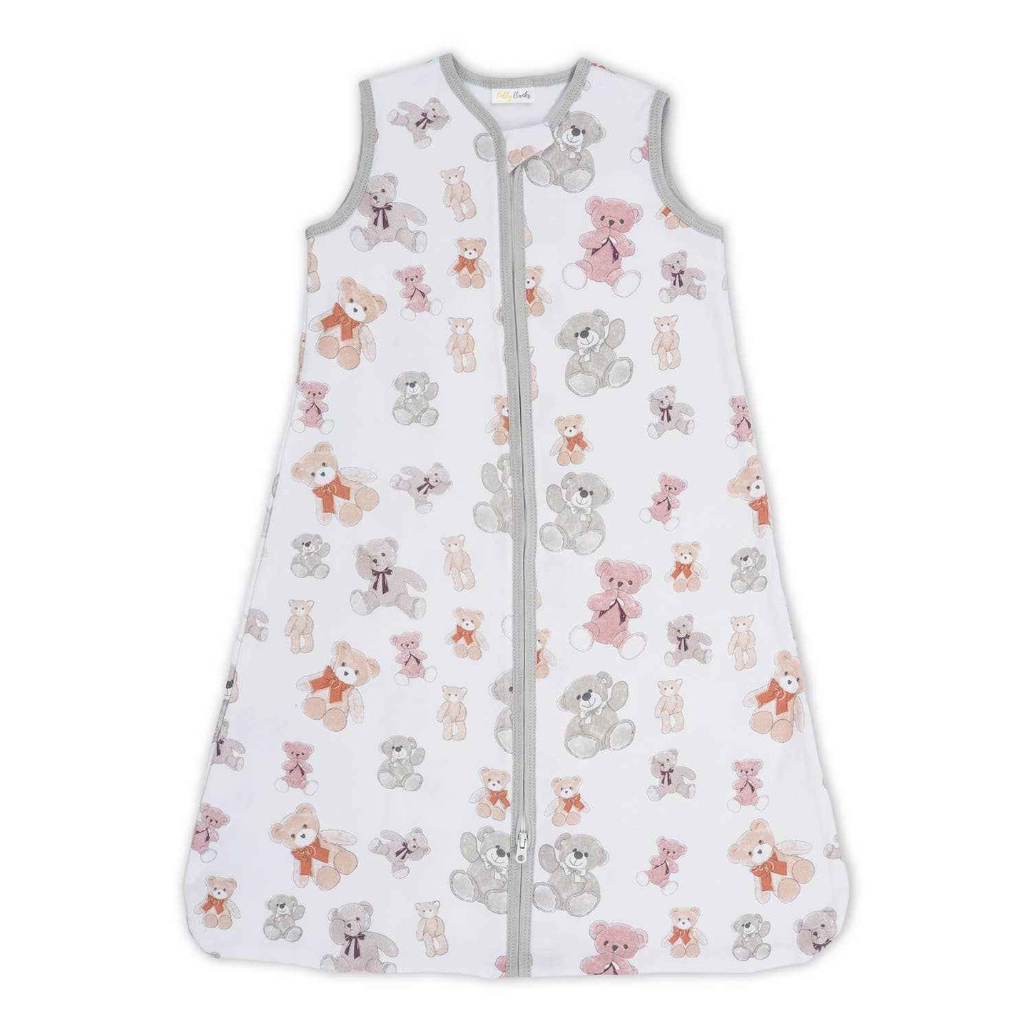 LollyBanks - Bear Hugs Baby Sleep Sack, 100% Organic Cotton