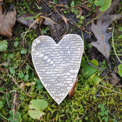 Forever in my heart, ceramic, gift, pottery ornament, USA