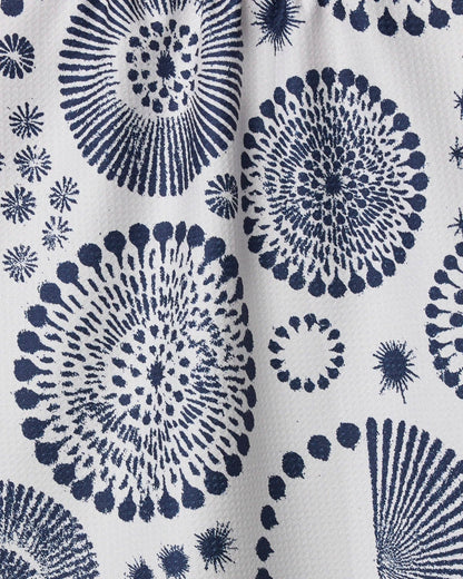 Freedom Sparks Tea Towel: Blue