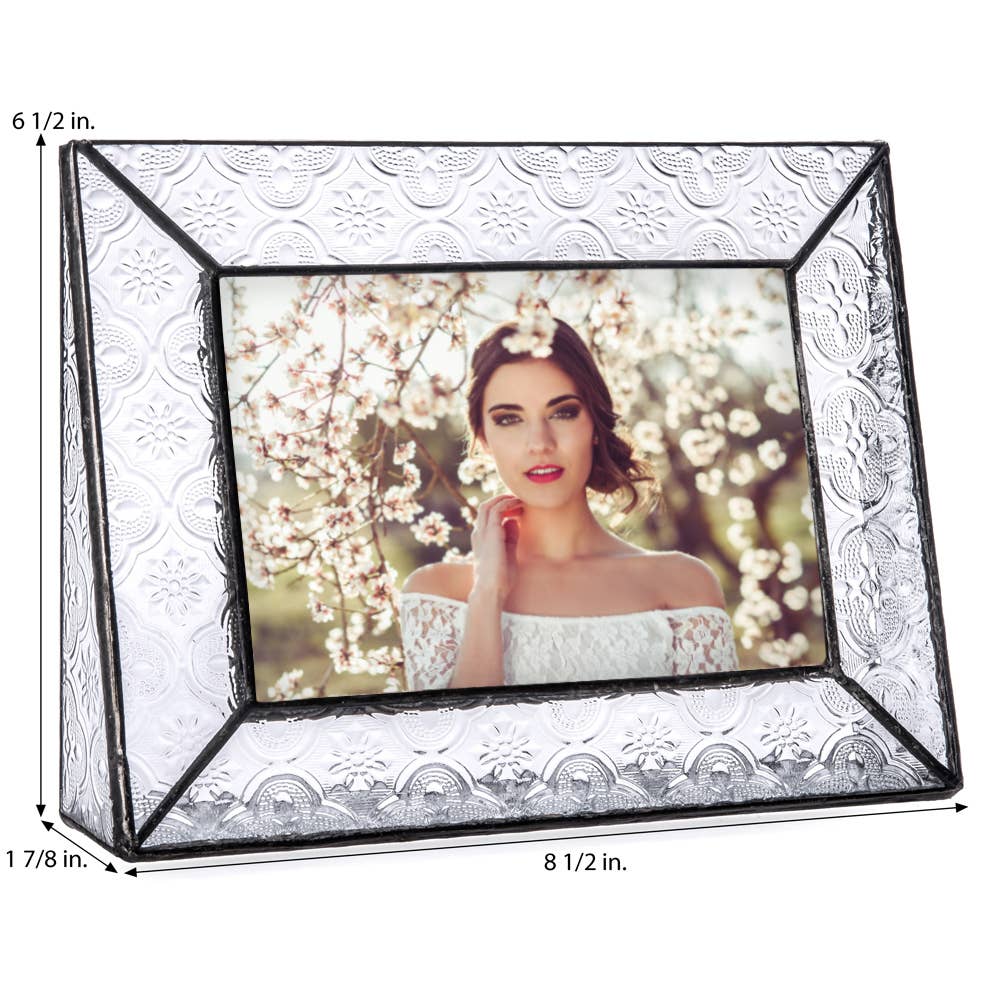 Vintage Glass Picture Frame