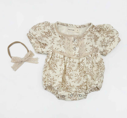 Elodie Short Sleeve Romper Set