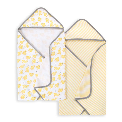 Little Ducks Organic Cotton Hooded Towels 2 Pack