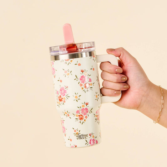 20oz Lifestyle Flip Straw Tumbler-Endless Daydream Cream