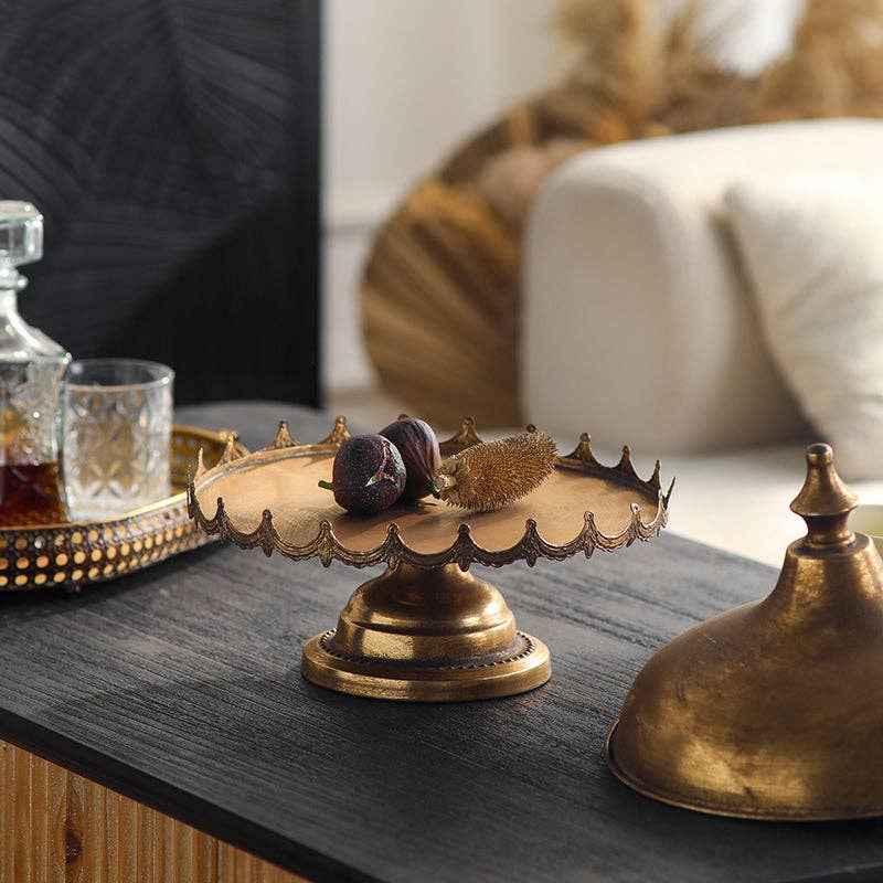 Metal Cloche with Base