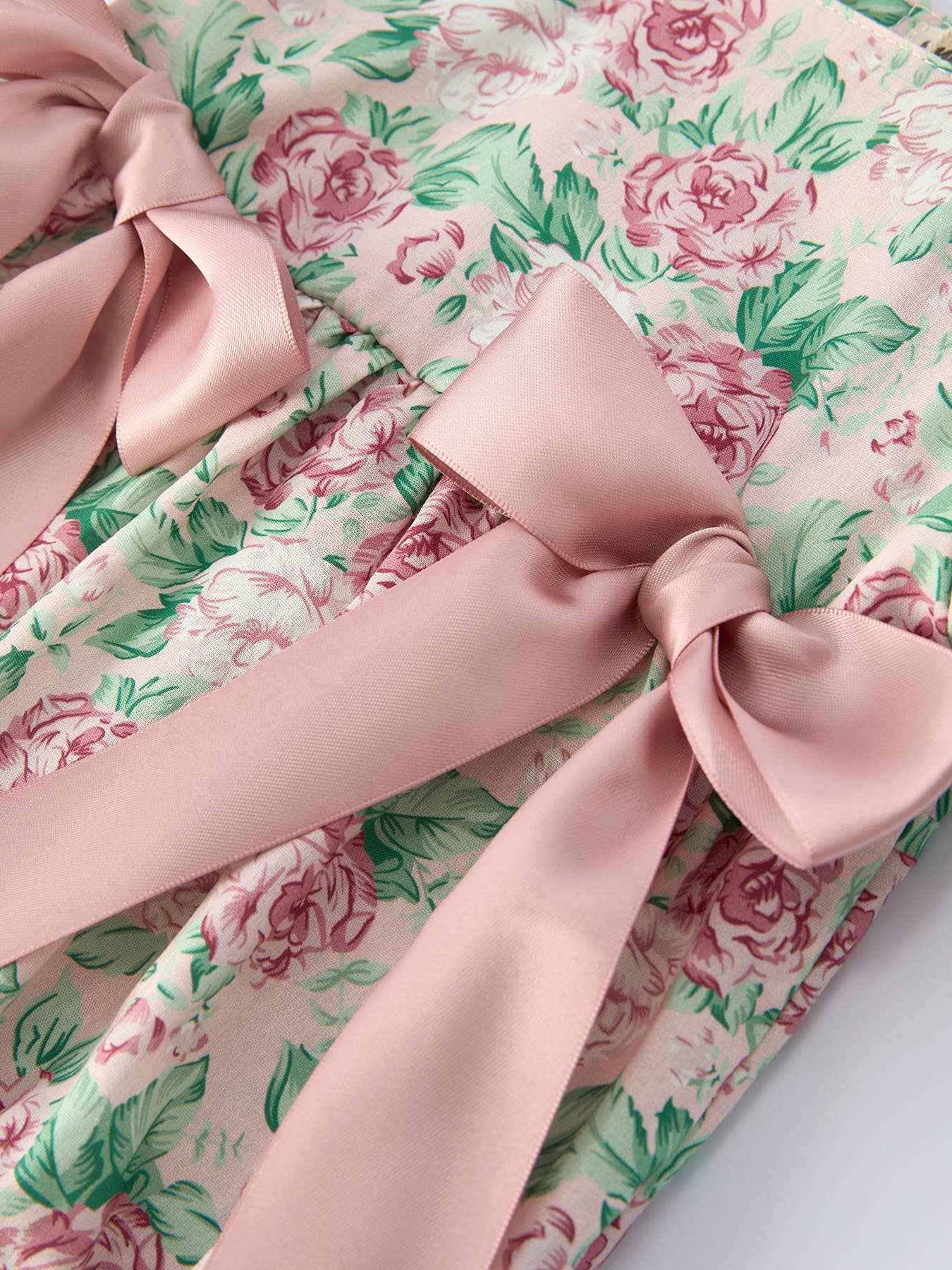 Vintage Rose Baby Girls Romper: 12M
