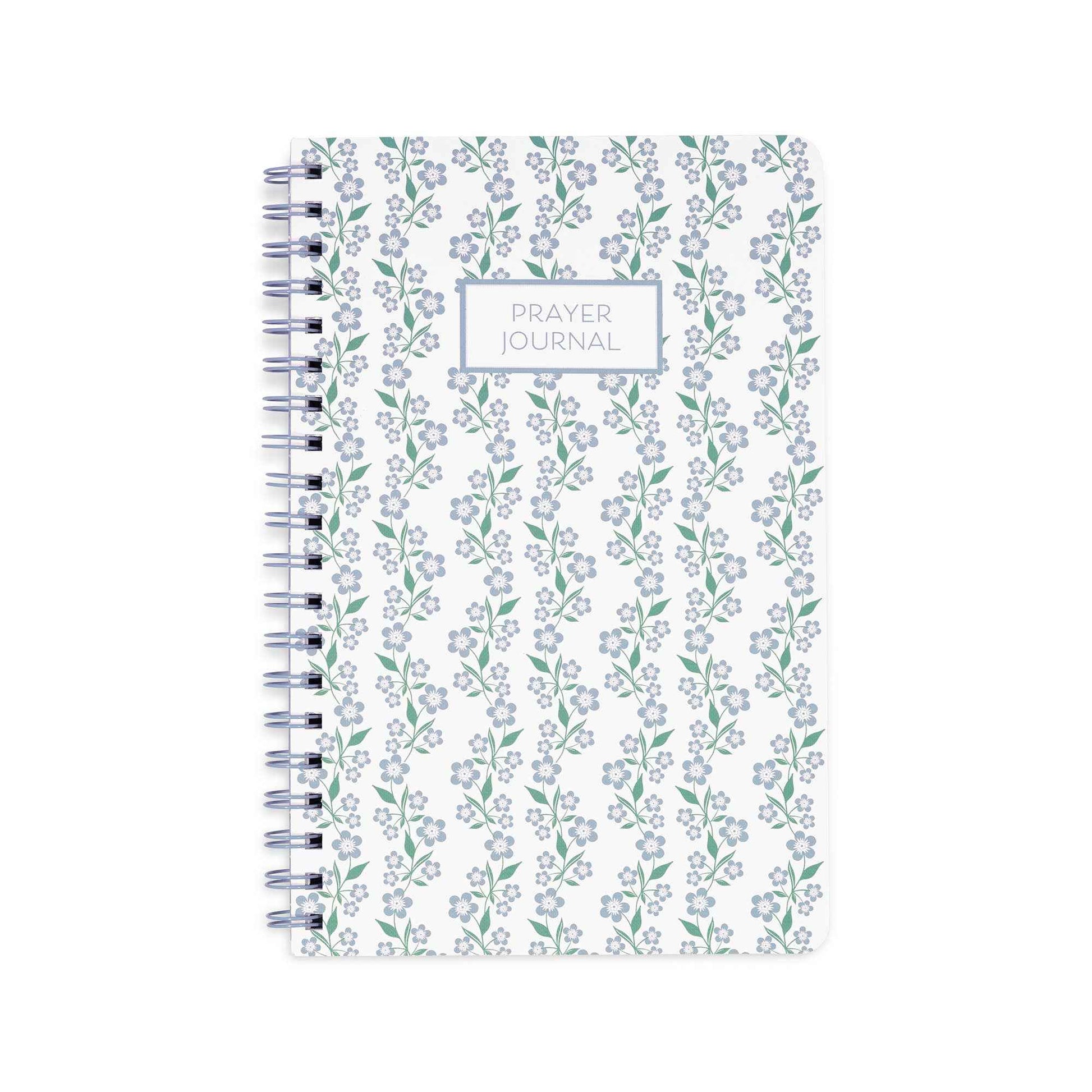 Prayer Journal, Blue Floral