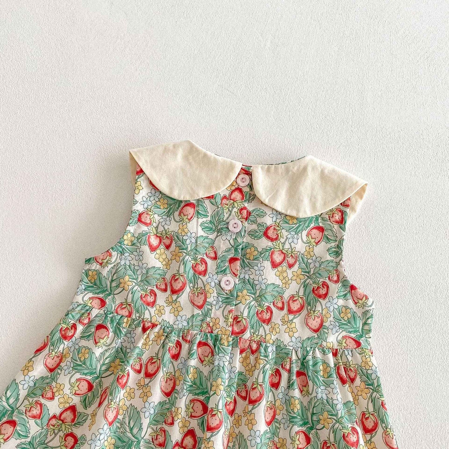 Baby & Kids Strawberry Princess Sundress: Green / 2-3T
