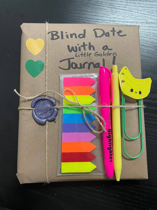 Blind Date With a Little Golden Journal / Sketchbook