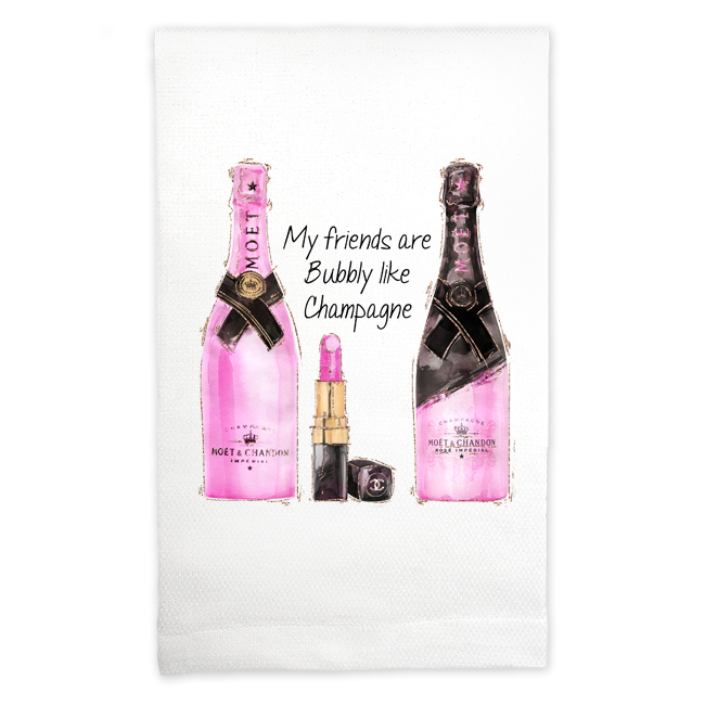 Kitchen Towel - Champagne Bubbly
