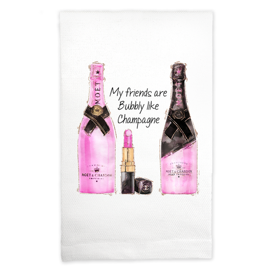 Kitchen Towel - Champagne Bubbly