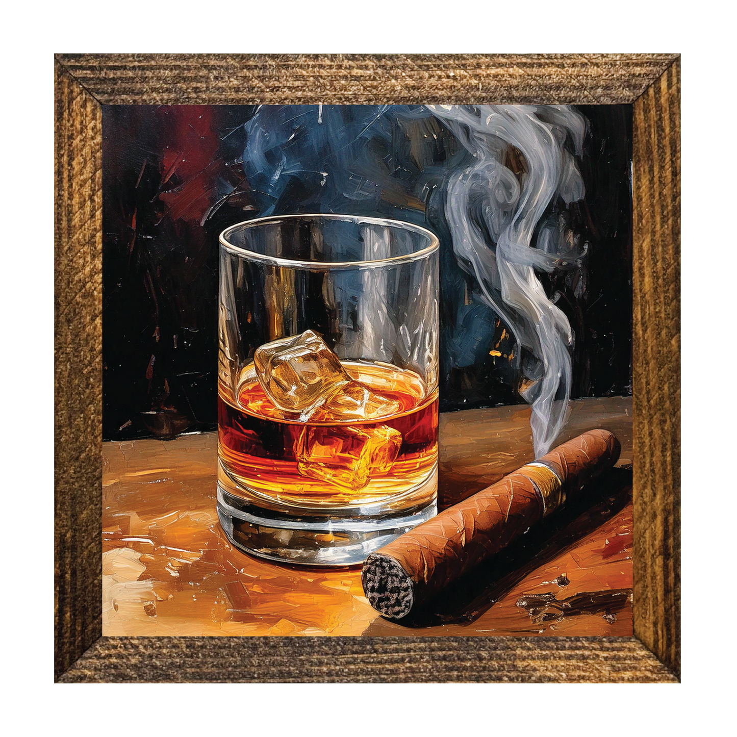 WHISKEY AND CIGAR