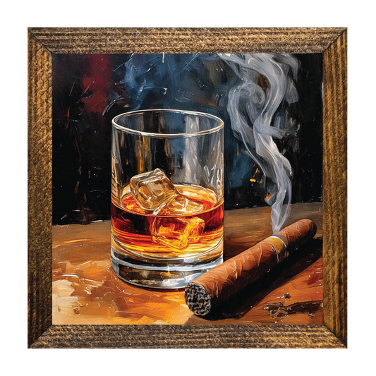 WHISKEY AND CIGAR