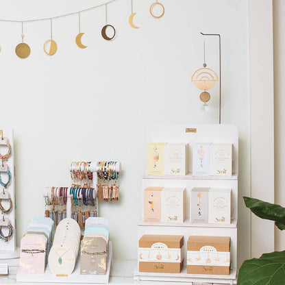 Wood Suncatcher/Carded Jewelry Display