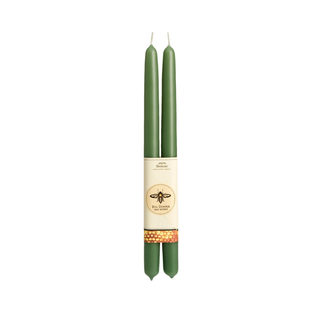 Velas cónicas de cera de abeja 100% pura