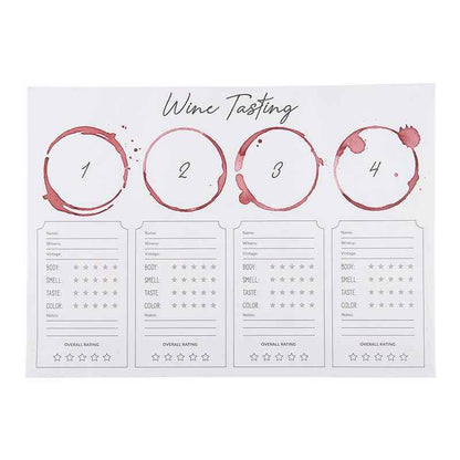 Wine Tasting Placemat